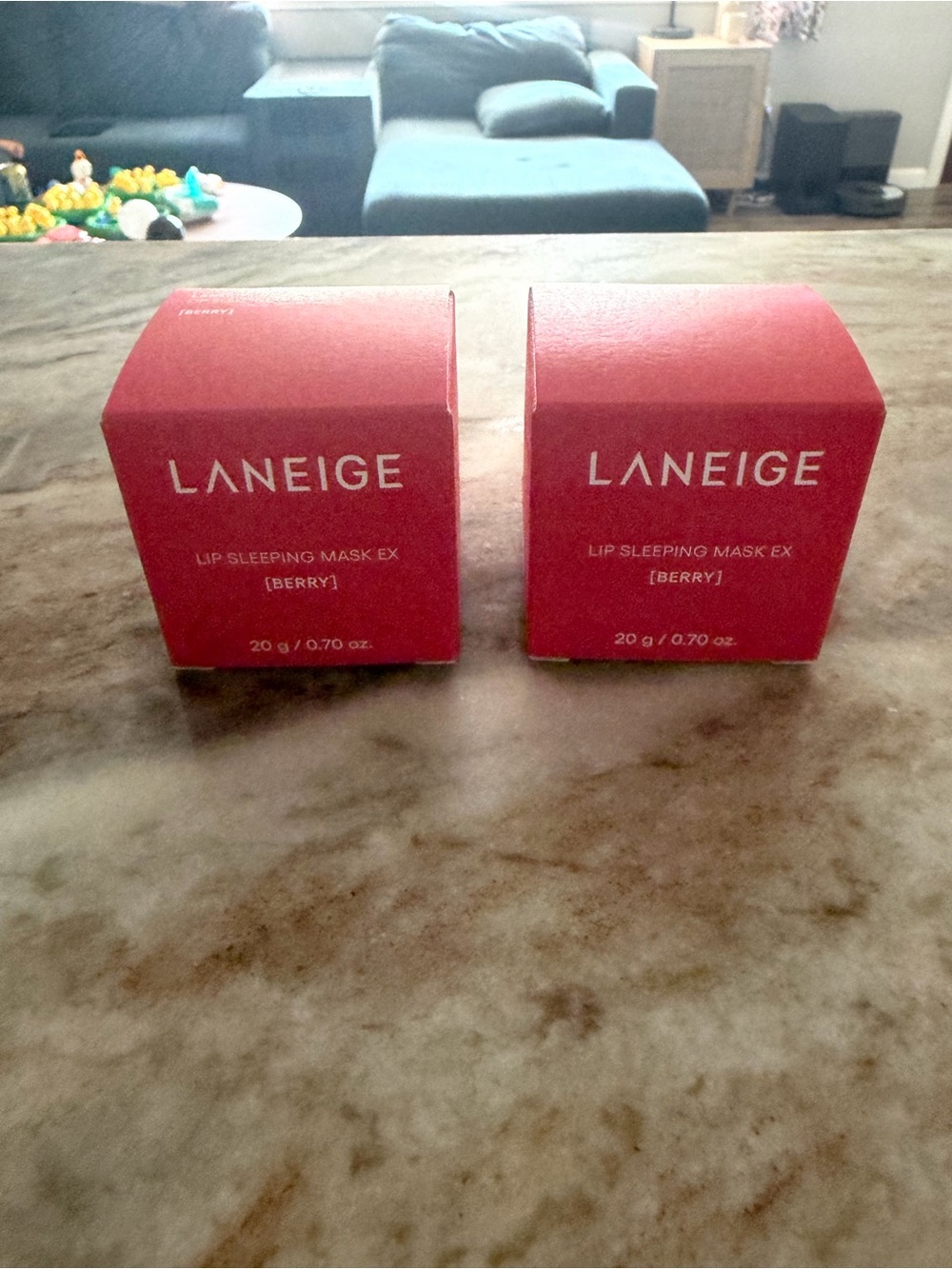 LANEIGE Lip Sleeping Mask EX Berry - Bright Pink Packaging - Twin Boxes